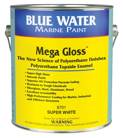Mega Gloss Bluewater Paint - Marine Paint Colors For Wood